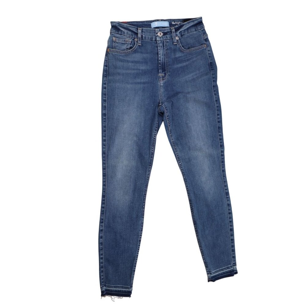 7 For All Mankind High-Rise Skinny Jeans Size 26